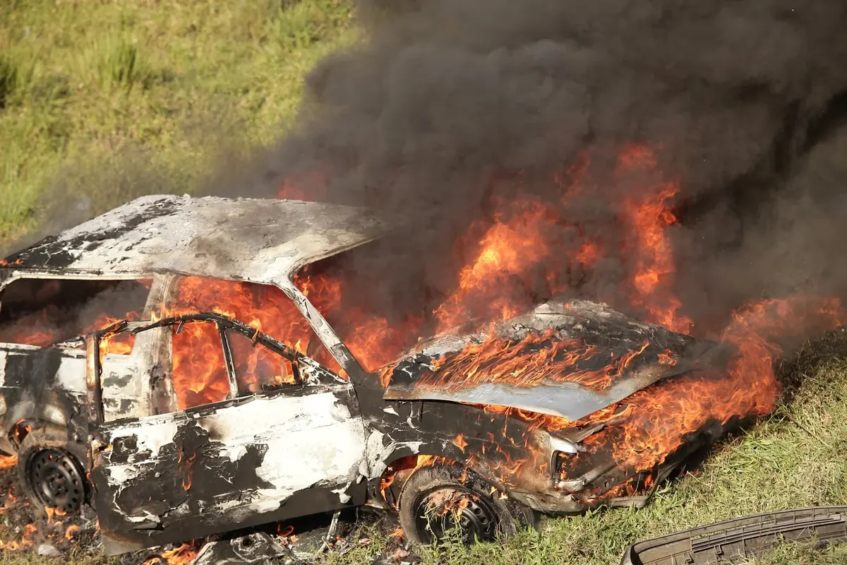 Car on Fire