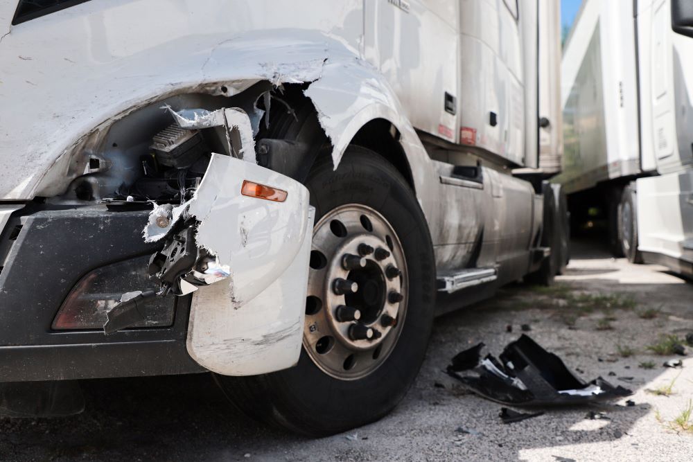 La protección de sus derechos después de un accidente de camión comercial