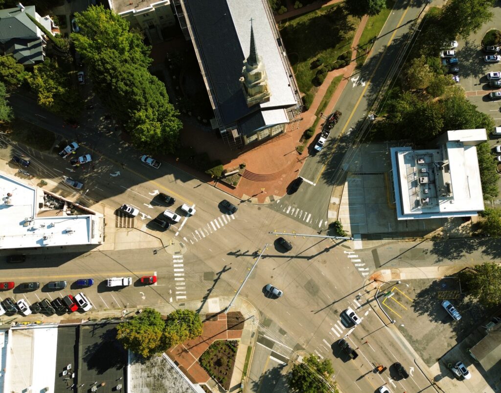 intersection in Raleigh, NC