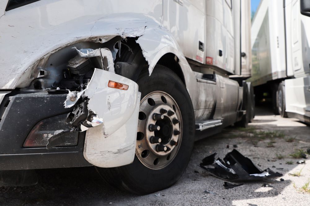 semi truck accident