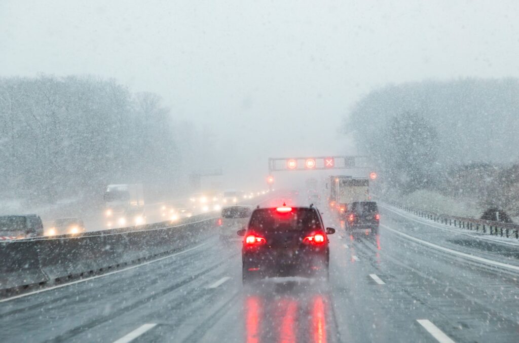 driving in snow